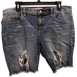 Dittos frayed jean shorts 36" waist